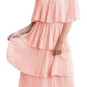 Chic Pink Maxi Dress